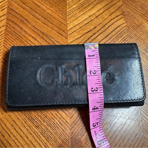 Chloé Black Leather Wallet - Picture 6 of 10